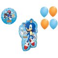 Loonballoon Movie SonicTheme Balloon Set, 30 Inch Sonic the Hedgehog Balloon, Sonic the Hedgehog Balloon LB-96012